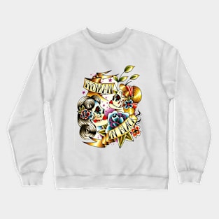 strange tattoo design Crewneck Sweatshirt